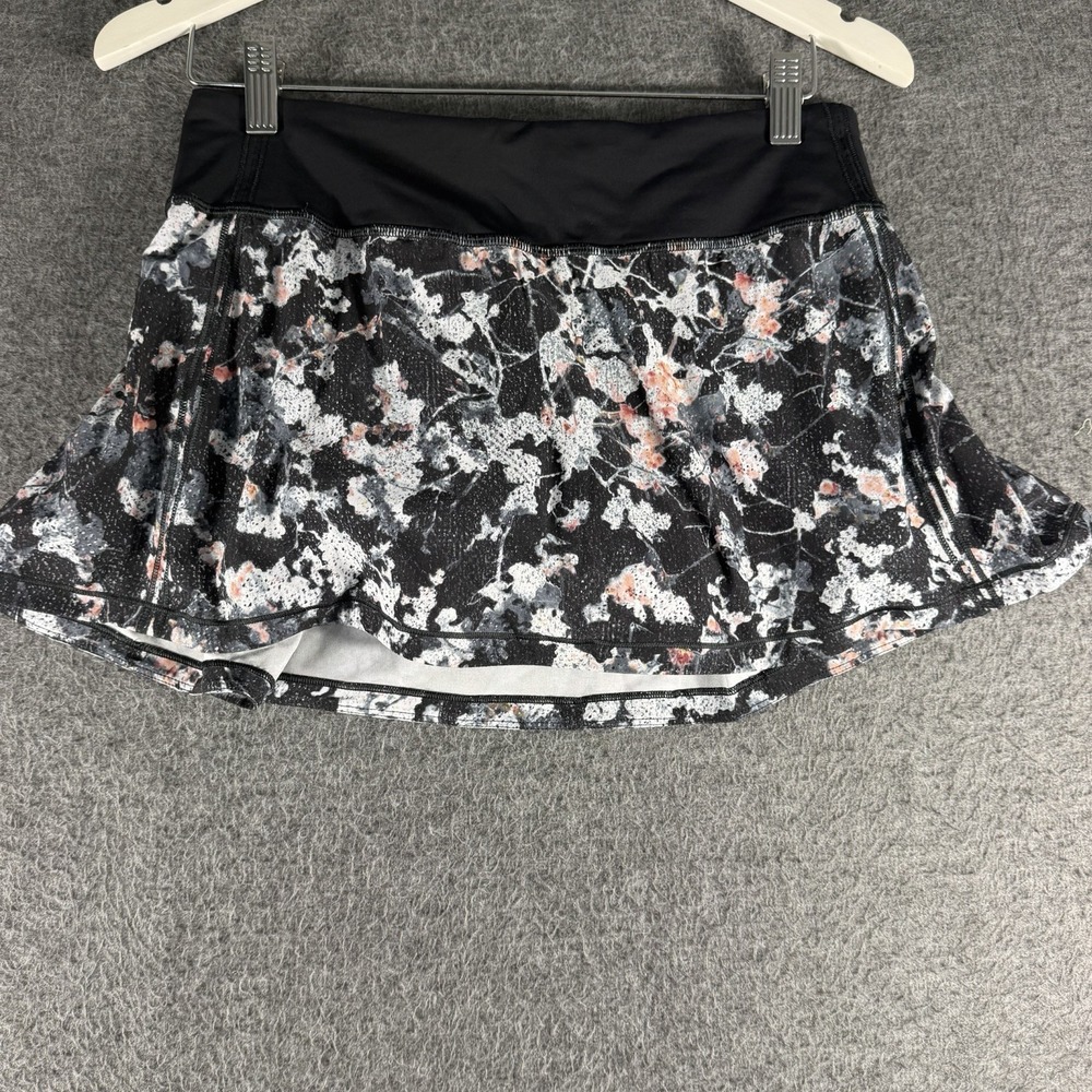 Lululemon Pace Rival Skirt Size 6 Reg Spring Bloom Abstract Floral Athleisure